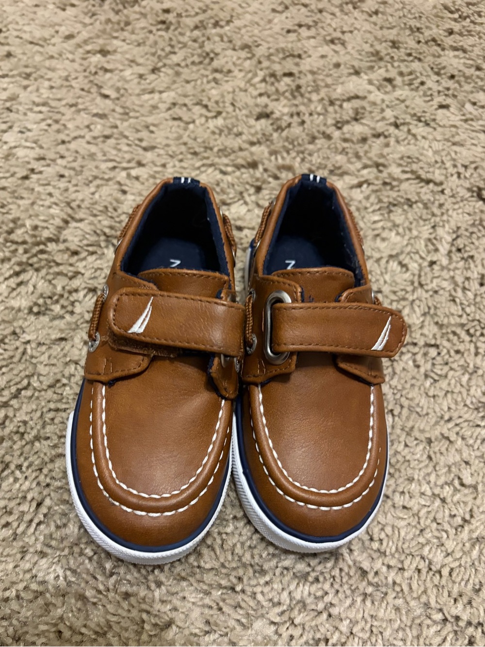 Nautica Toddler Velcro Boat Shoes - Size 7